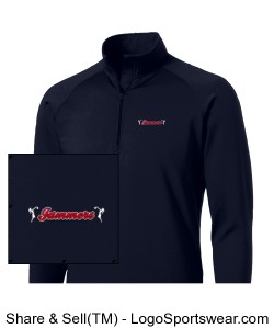 Sport-Tek Men's Sport-Wick Stretch 1/2-Zip Pullover  Design Zoom